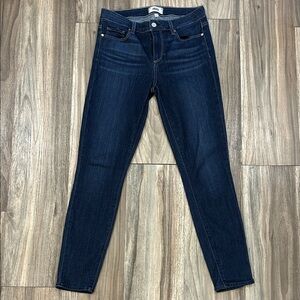 PAIGE Dark Indigo Skinny Jeans